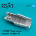 Reskit F-16 F100-PW open exhaust nozzles for  Hasegawa Kit (1/72)