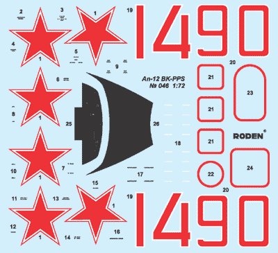 ROD046 - 1/72 Roden An12BK PPS Soviet Transport Aircraft