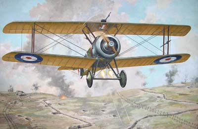 ROD052 - 1/72 Roden Sopwith TF1 Camel Trench RFC BiPlane Fighter