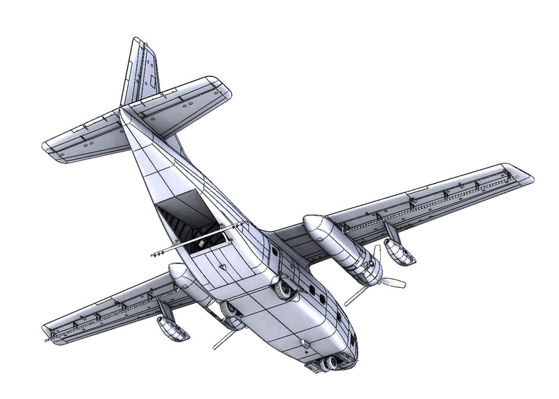 ROD057 - 1/72 Roden Fairchild C-123K/UC-123K