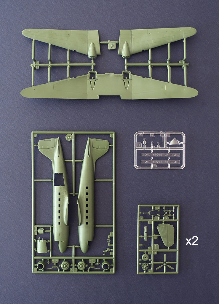 ROD300 - 1/144 Roden C47 Skytrain (Dakota Mk III) Aircraft D-Day 75th Anniversary