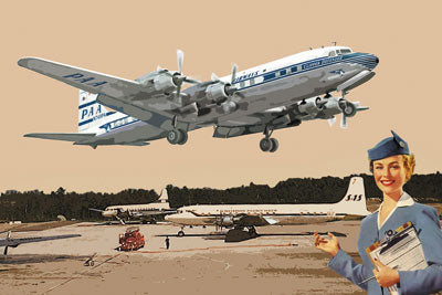 ROD301 - 1/144 Roden DC7C Pan American Airliner