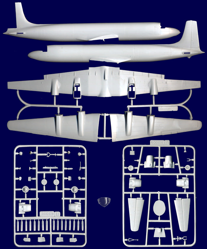 ROD303 - 1/144 Roden DC-7C Japan Air Lines