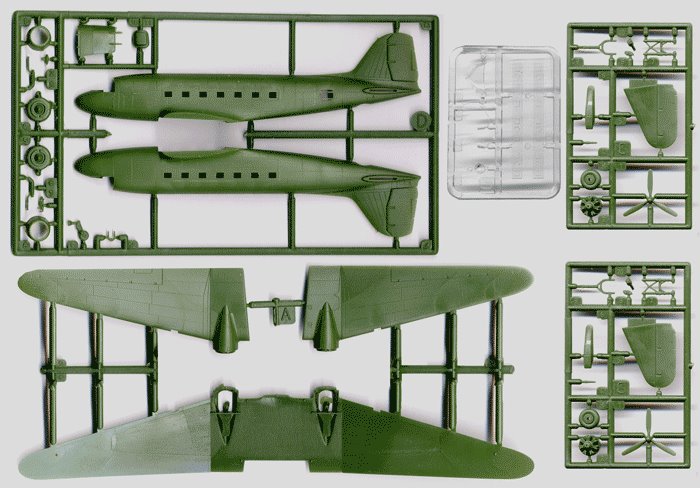 ROD309 - 1/144 Roden DC3 Trans World Airlines Airliner