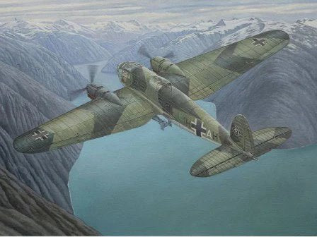 ROD341 - 1/144 Roden Heinkel He111H6 WWII German Main Medium Bomber