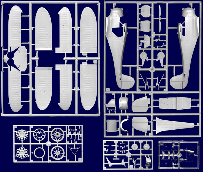 ROD446 - 1/48 Roden Beechcraft D17S Staggerwing Light Commercial BiPlane