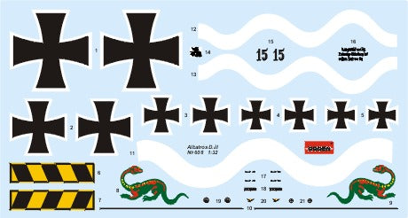 ROD608 - 1/32 Roden Albatros D III OAW WWI German BiPlane Fighter