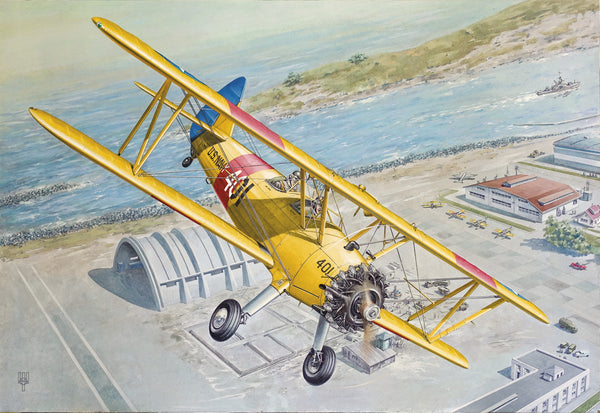 ROD633 - 1/32 Roden PT13/N2S2/N2S5 Kaydet Stearman US Navy Trainer BiPlane