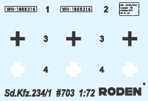 ROD703 - 1/72 Roden Sd.Kfz. 234/1