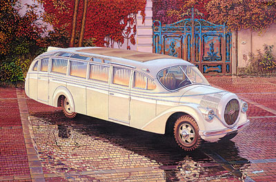 Roden Opel Blitz Aero (1937) Ludewig Salon Omnibus