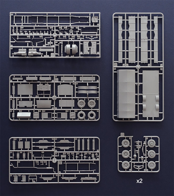 ROD738 - 1/72 Roden Vomag 8 LR Lkw WWII German Heavy Military Truck