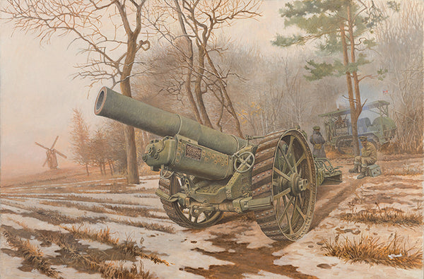 ROD813 - 1/35 Roden British BL 8-inch Howitzer Mk VI Gun