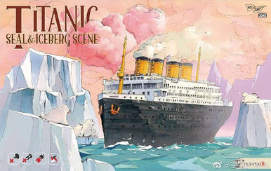 Suyata Cartoon Titanic & Ice Berg Scene