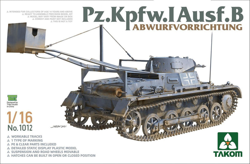 PzKpfw I Ausf B w/Bomb Release Device