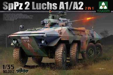 TAK2017 - 1/35 Takom SpPz2 Luchs A1/A2 Bundeswehr Recon Vehicle (2 in 1)