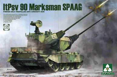 TAK2043 - 1/35 Takom Finnish ItPsv90 Marksman Self-Propelled Anti-Aircraft Gun