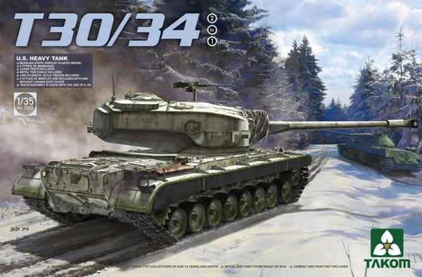 TAK2065 - 1/35 Takom US T30/34 Heavy Tank