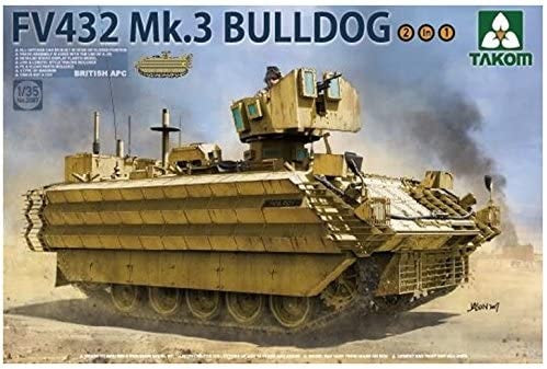 TAK2067 - 1/35 Takom British FV432 Mk 3 Bulldog Armored Personnel Carrier (2 in 1)