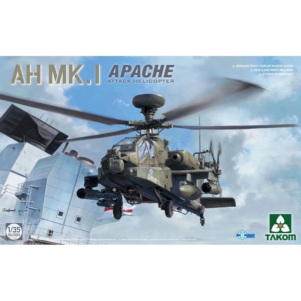 Takom AH MK. I Apache Attack Helicopter Model Aircraft Kit