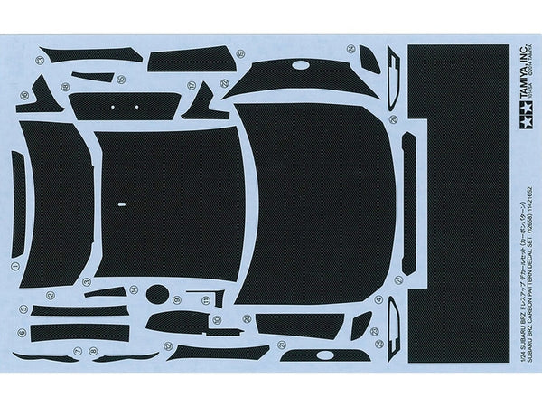 TAM12658 - 1/24 Tamiya Subaru BRZ Carbon Pattern Decal Set (D)