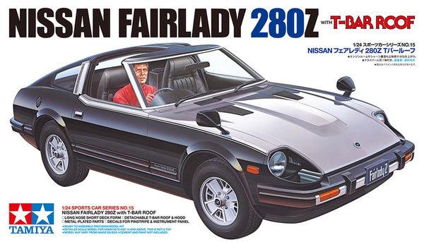 TAM24015 - 1/24 Tamiya Nissan Fairlady 280Z Car w/T-Bar Roof