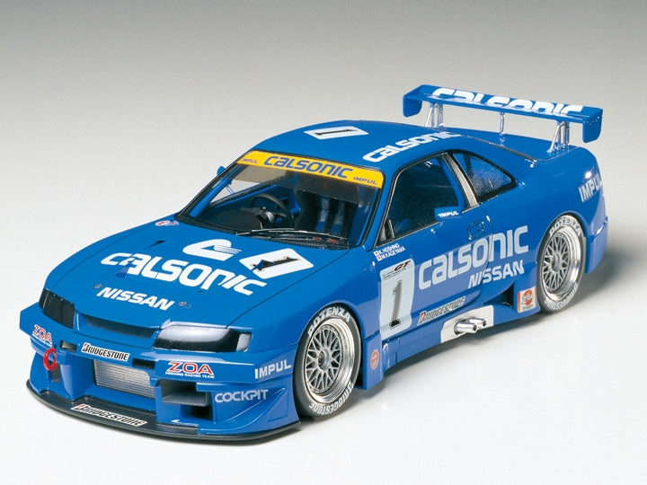 TAM24184 - 1/24 Tamiya Calsonic Skyline GTR Race Car