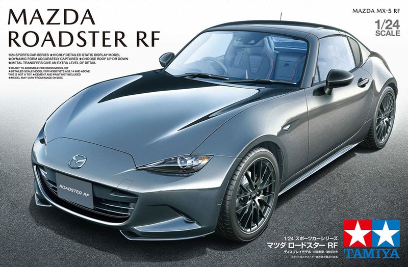 TAM24353 - 1/24 Tamiya Mazda MX5 RF Roadster Sports Car