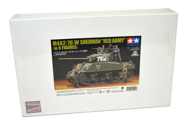 1/35 Tamiya M4A2(76)W SHERMAN Red Army w/figures Plastic Model Kit