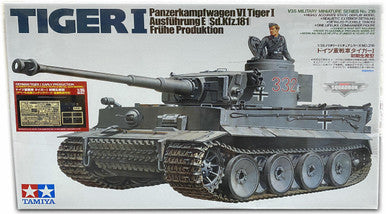 1/35 Tamiya Tiger I W/Aber P/E Plastic Model Kit