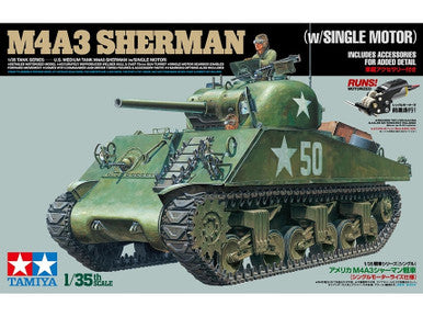 1/35 Tamiya Us Medium Tank M4A3 Plastic Model Kit