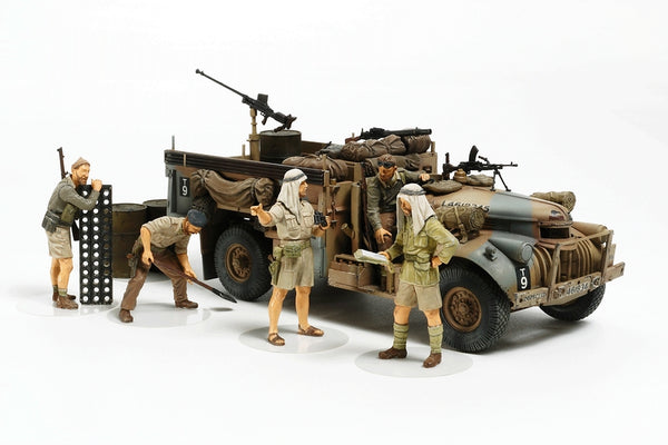 TAM32407 - 1/35 Tamiya British LRDG Command Car w/7 Crew