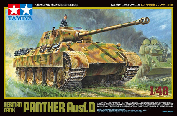 TAM32597 - 1/48 Tamiya German Panther Ausf D Tank