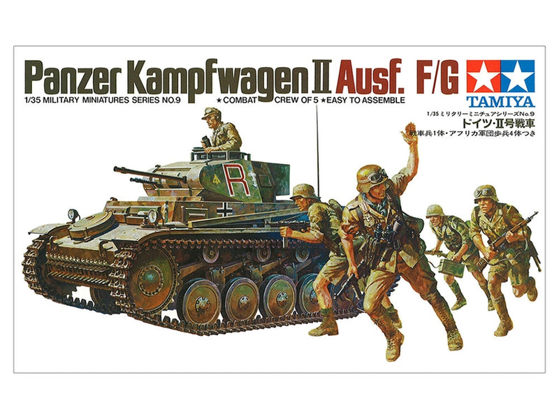 TAM35009 - 1/35 Tamiya German PzKpfw II Tank