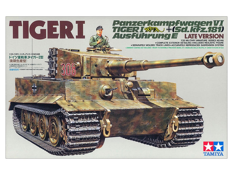 TAM35146 - 1/35 Tamiya Tiger I Heavy Late Tank