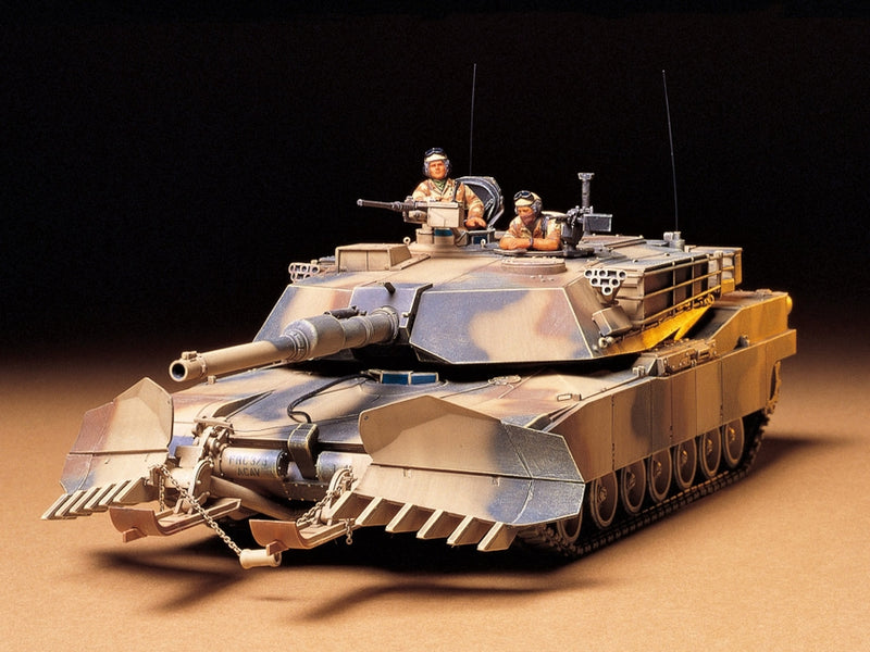 TAM35158 - 1/35 Tamiya M1A1 Abrams Tank w/Mine Plow