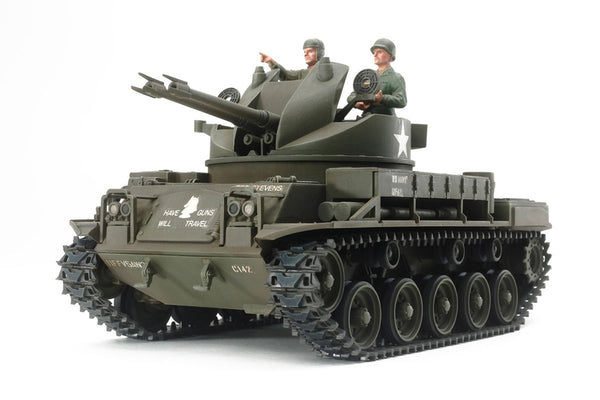 TAM35161 - 1/35 Tamiya US M42 Duster Tank w/Self-Propelled AA Gun & 3 Crew