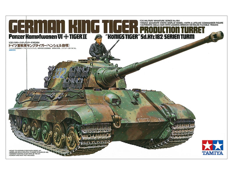 TAM35164 - 1/35 Tamiya King Tiger Turret Prod Tank