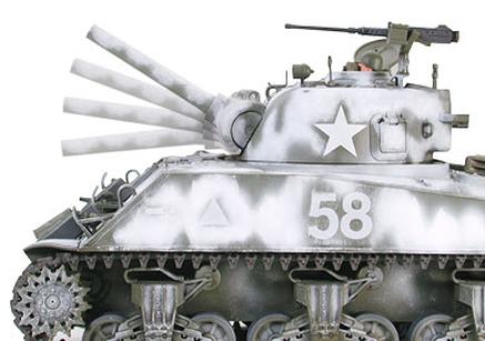 TAM35251 - 1/35 Tamiya US M4A3 Sherman Tank w/105mm Howitzer