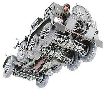 TAM35259 - 1/35 Tamiya Krupp Protze 1-Ton (6x4) Kfz69 Tow Truck w/3.7cm Pak