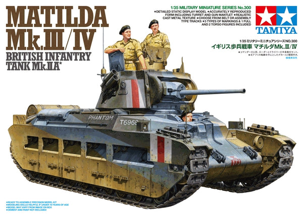 TAM35300 - 1/35 Tamiya British Matilda Mk III/IV Infantry Tank