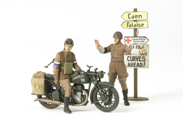 TAM35316 - 1/35 Tamiya British BSA M20 Motorcycle w/Rider & MP