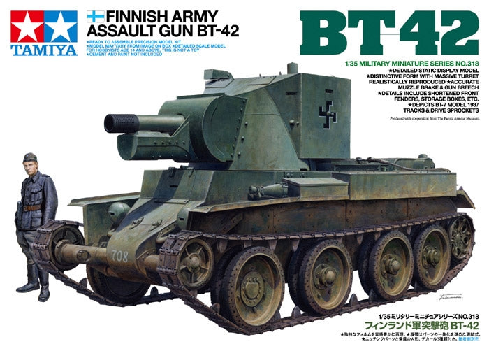 TAM35318 - 1/35 Tamiya Finnish Army BT42 Assault Gun