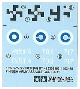 TAM35318 - 1/35 Tamiya Finnish Army BT42 Assault Gun