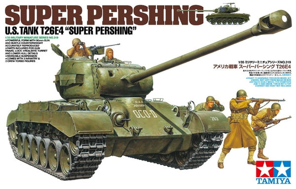 TAM35319 - 1/35 Tamiya US T26E4 Super Pershing Tank w/90mm Gun