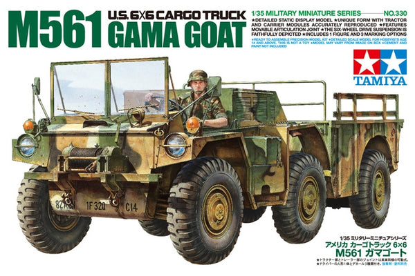 TAM35330 - 1/35 Tamiya US M561 6x6 Gamma Goat Cargo Truck