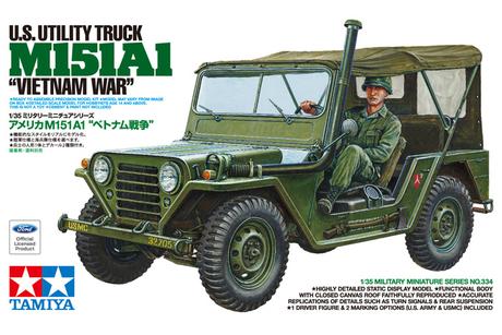 TAM35334 - 1/35 Tamiya US M151A1 Vietnam War