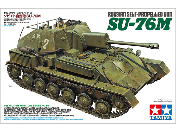 TAM35348 - 1/35 Tamiya Russian Su76M Tank w/Self-Propelled Gun