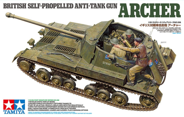 TAM35356 - 1/35 Tamiya British Archer Tank w/Self-Propelled Gun