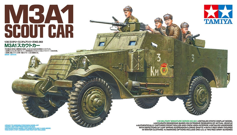 TAM35363 - 1/35 Tamiya M3A1 Scout Car