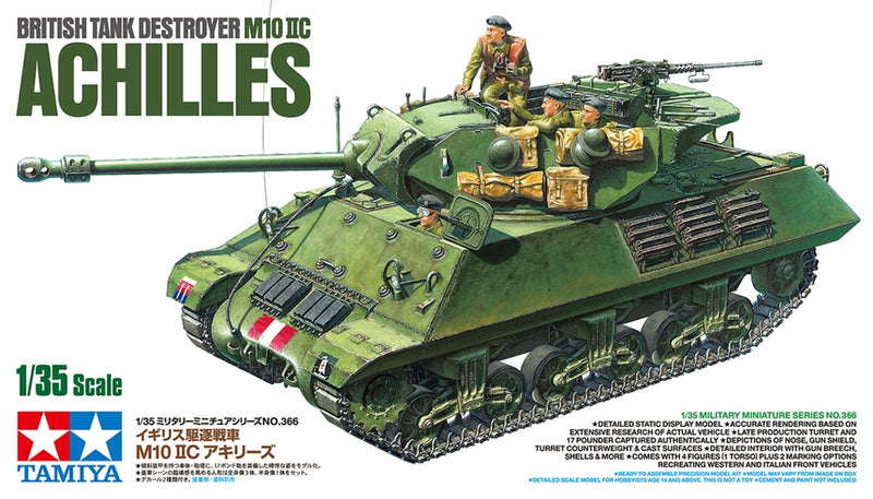 TAM35366 - 1/35 Tamiya British M10 IIC Achilles Tank Destroyer